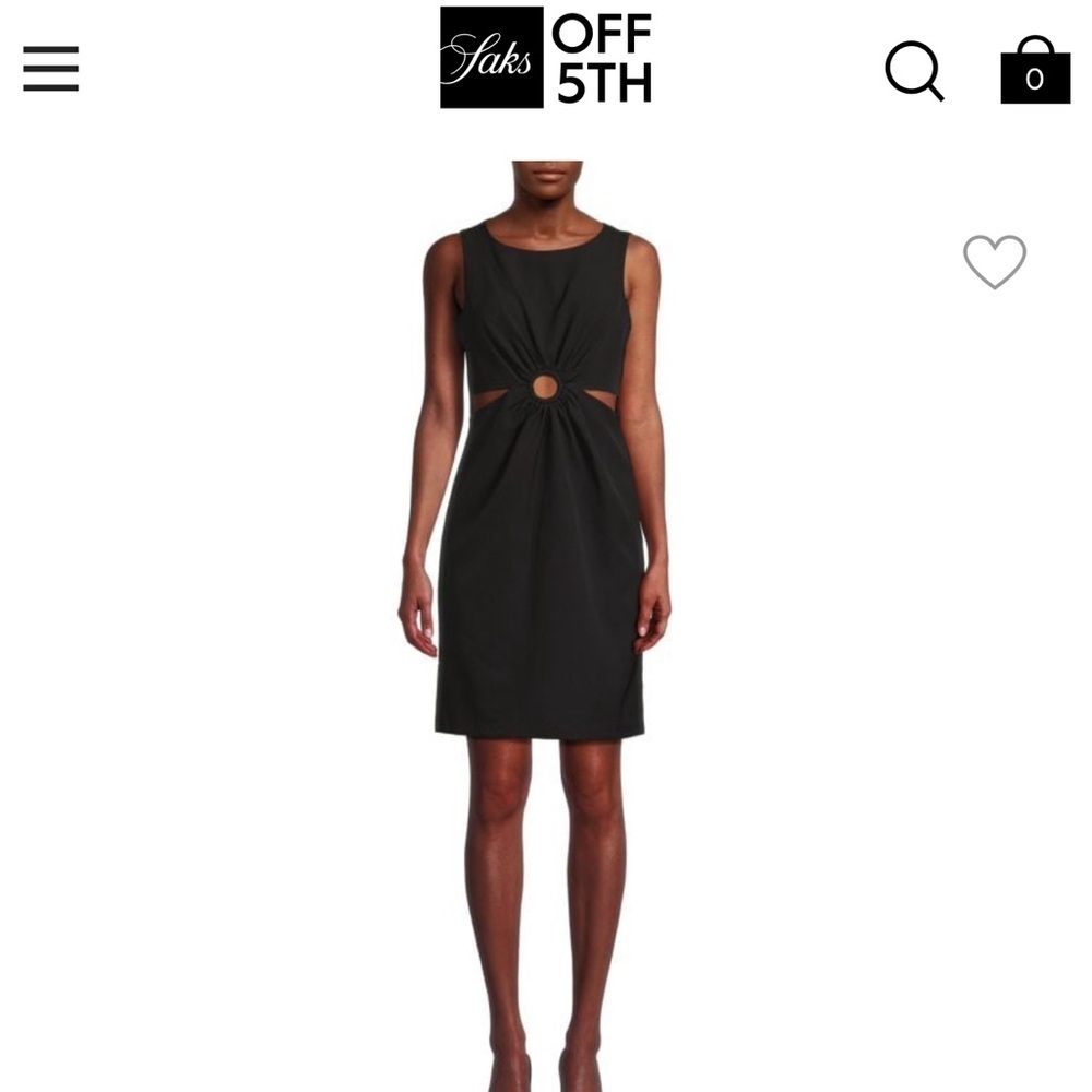 Julia Jordan Red Orange Cutout Shift Mini Dress
